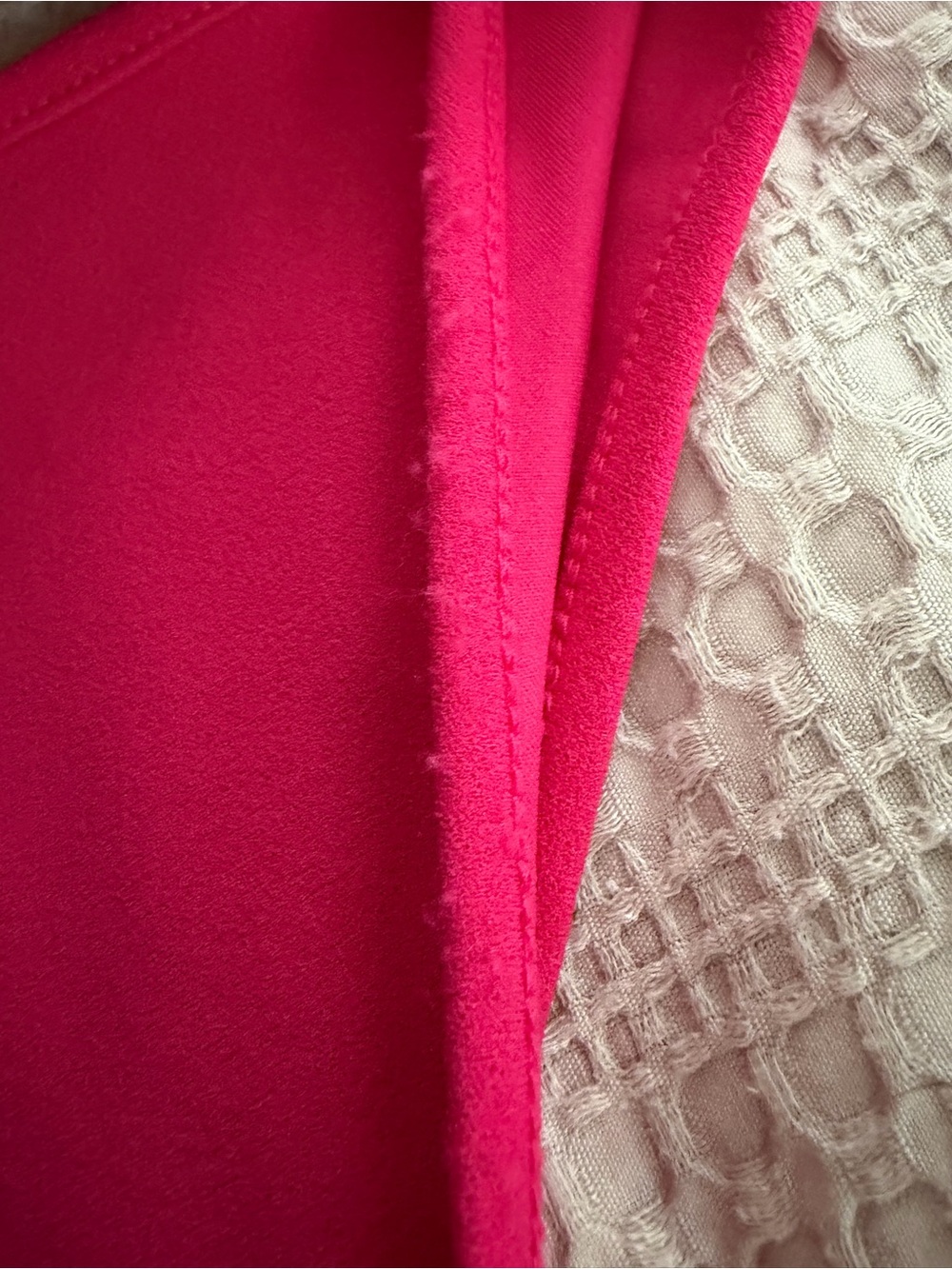 BTFBM One-Shoulder Fuchsia Ruffle Slit Dress S Barbiecore Modern Romance Hoco - Picture 12 of 12